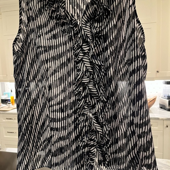 COPY - Anne Klein top black and white size xl - Picture 5 of 17